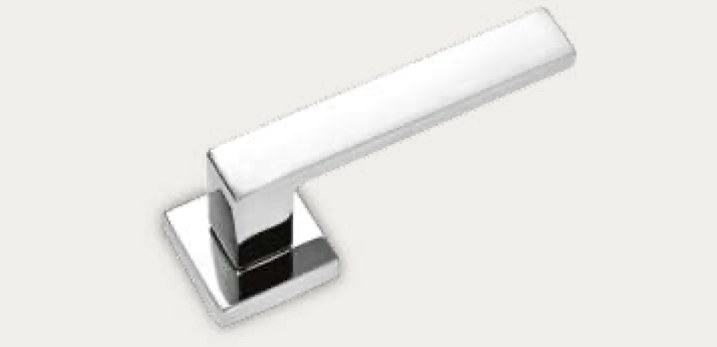 Maniglia Cubic cromato per porte interne TOR