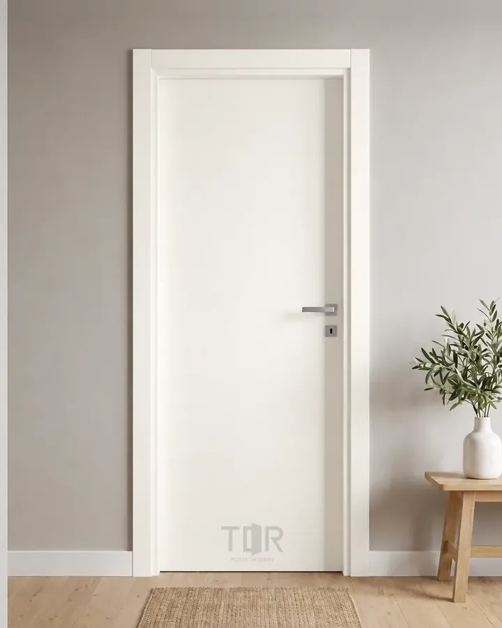 Porta interna laccata LAC-01 in Bianco puro