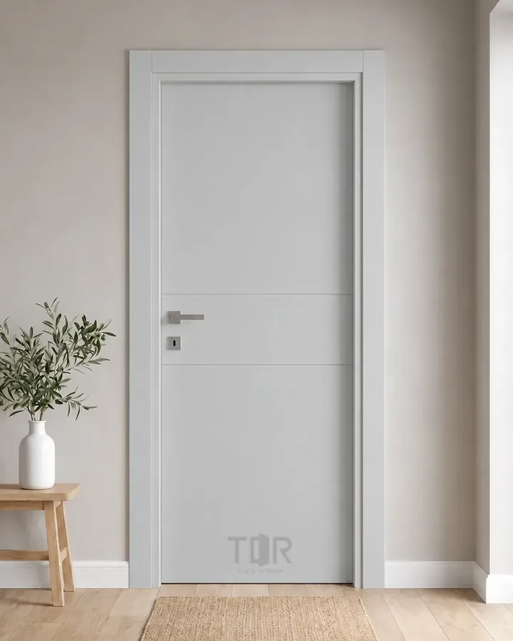 Porta interna laccata LAC-11 in Grigio luce
