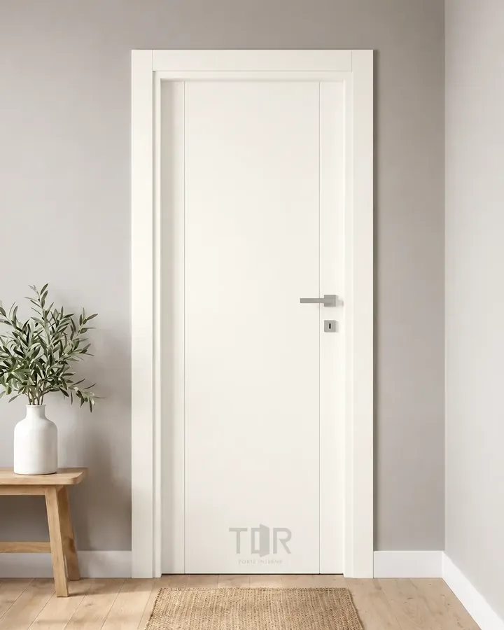 Porta interna laccata LAC-12 in Bianco puro