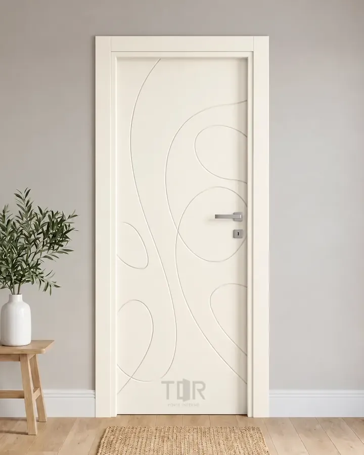 Porta interna laccata LAC-23 in Bianco puro