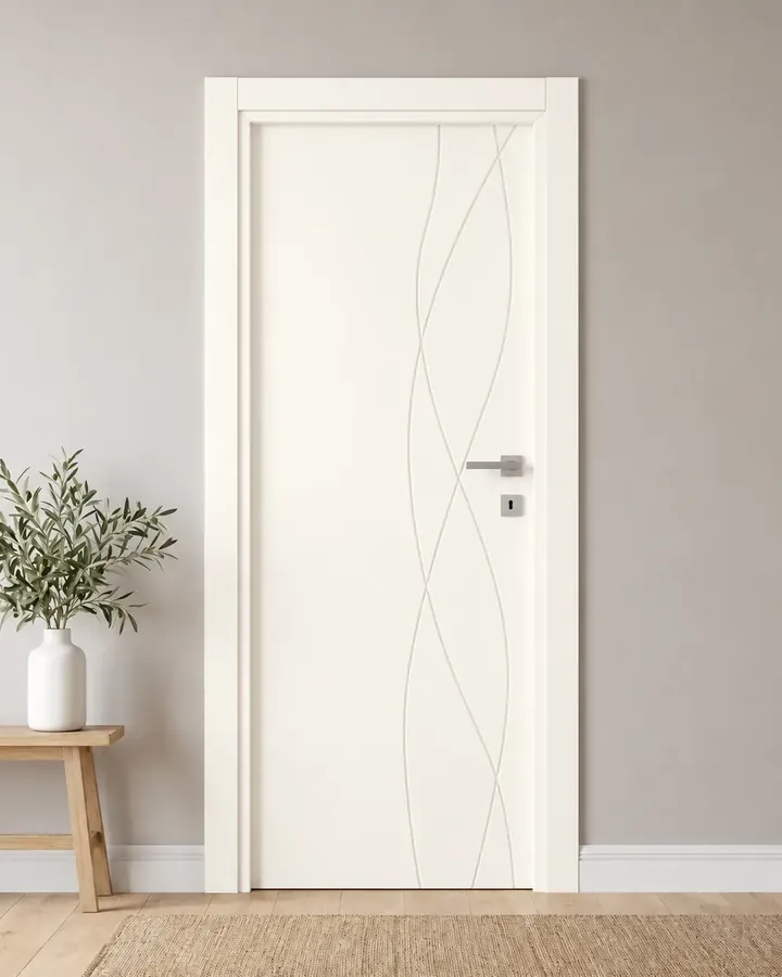 Porta interna laccata LAC-31 in Bianco puro