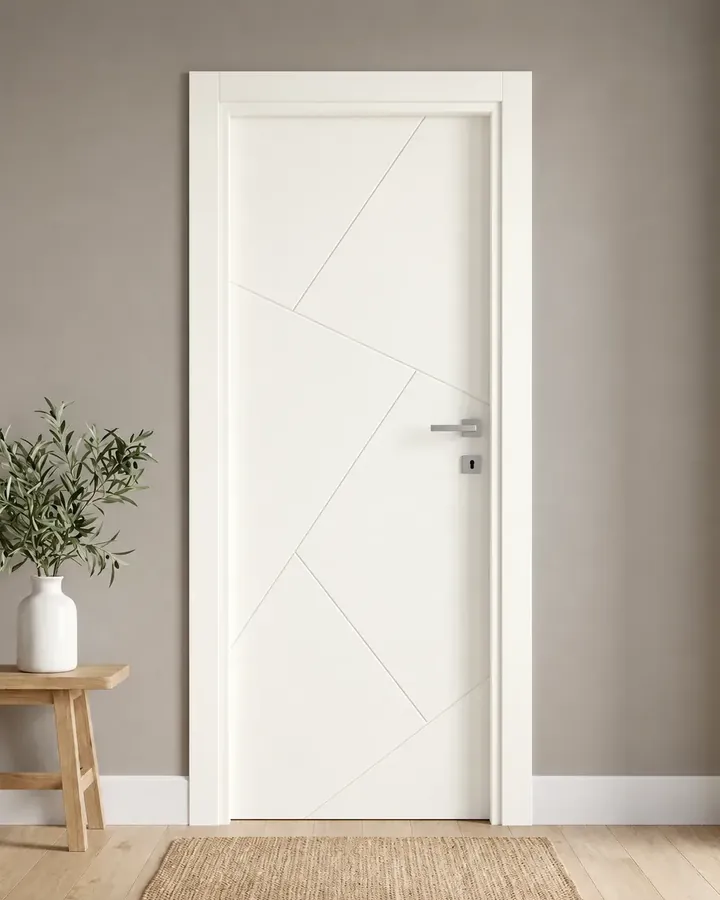 Porta interna laccata LAC-36 in Bianco puro