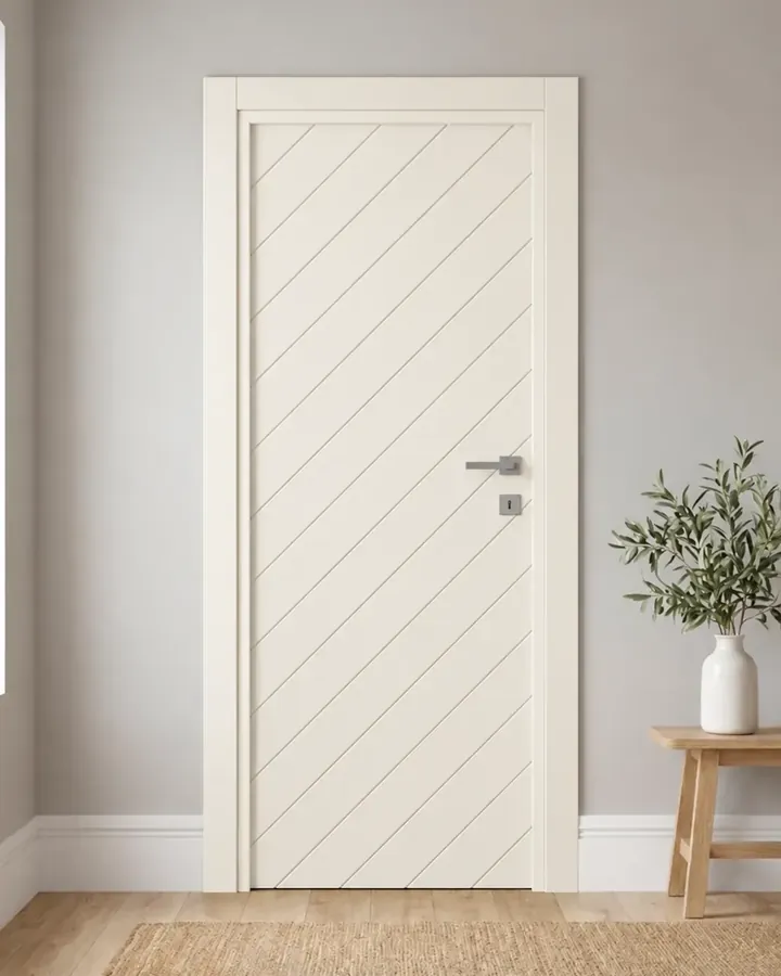 Porta interna laccata LAC-41 in Bianco puro