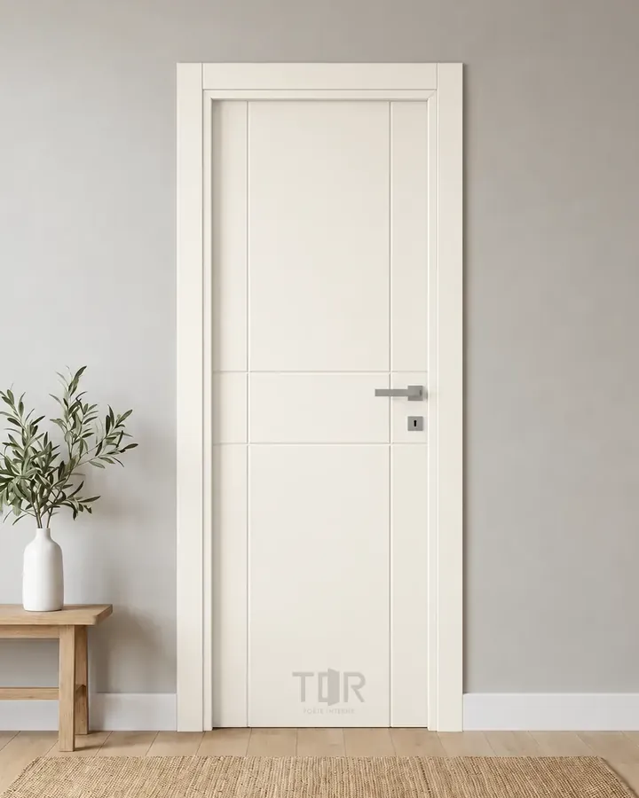 Porta interna laccata LAC-44 in Bianco puro