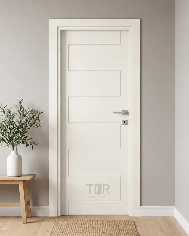Porta interna laccata LAC-46 in Bianco puro
