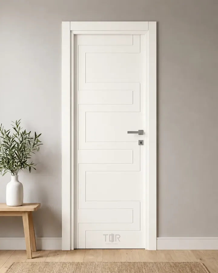 Porta interna laccata LAC-47 in Bianco puro