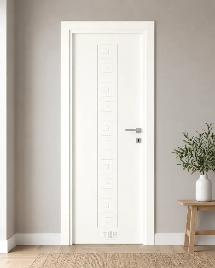 Porta interna laccata LAC-48 in Bianco puro