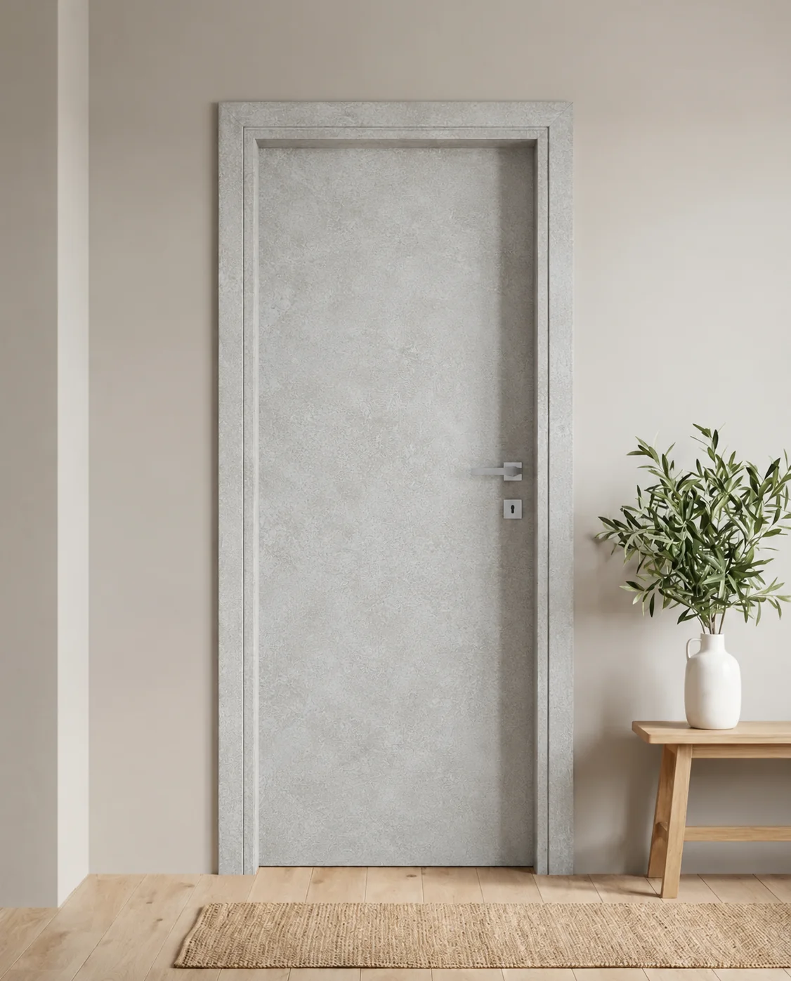 Porta interna laminata TOR-01 in Beton Maloja
