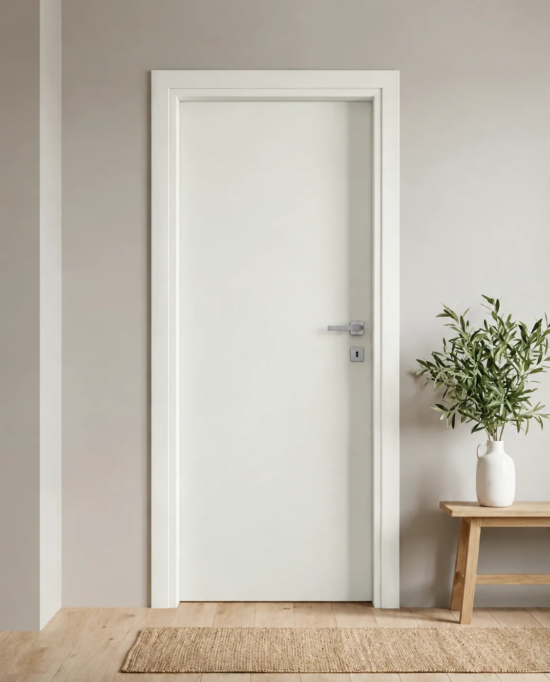 Porta interna laminata TOR-01 in Bianco