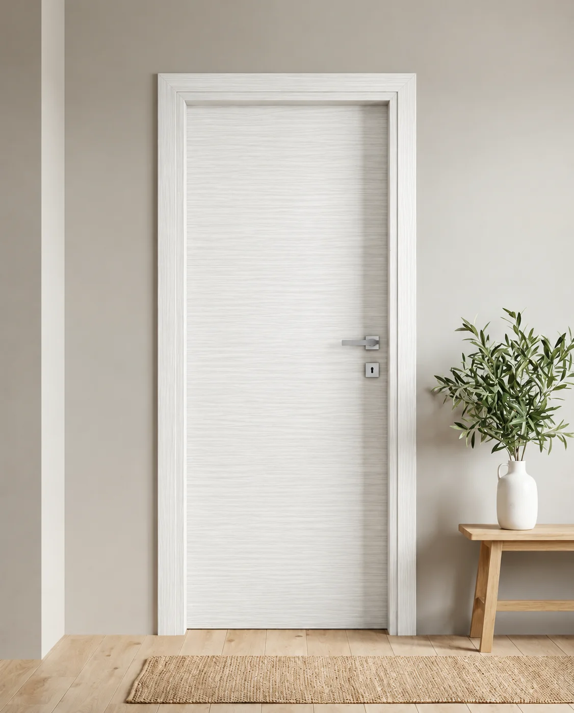 Porta interna laminata TOR-01 in Bianco Matrix