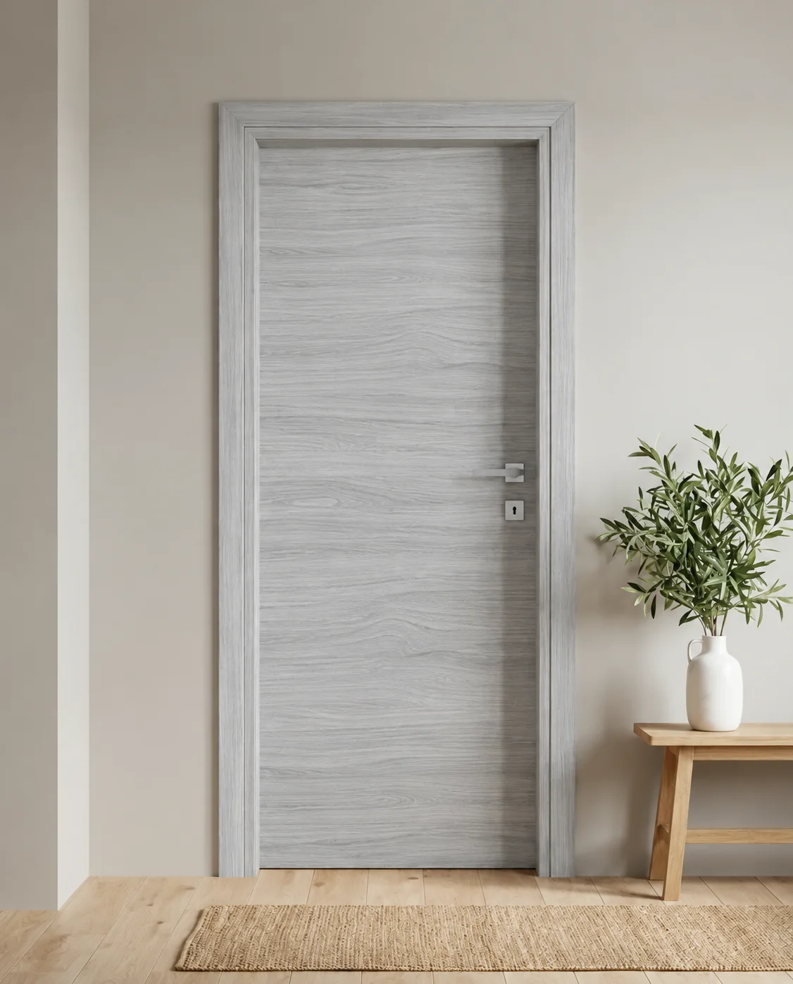 Porta interna laminata TOR-01 in Olmo Cenere
