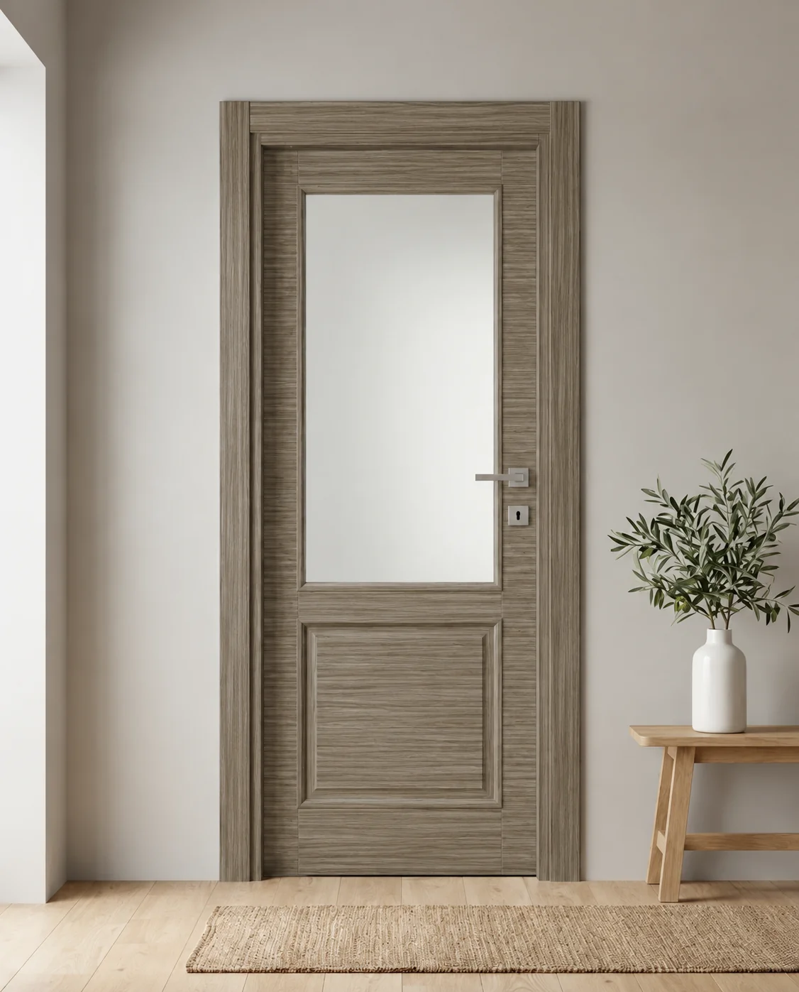 Porta interna laminata TOR-02 in Paliss Grey