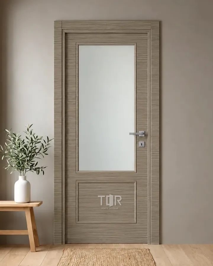 Porta interna laminata TOR-02 in Paliss Grey