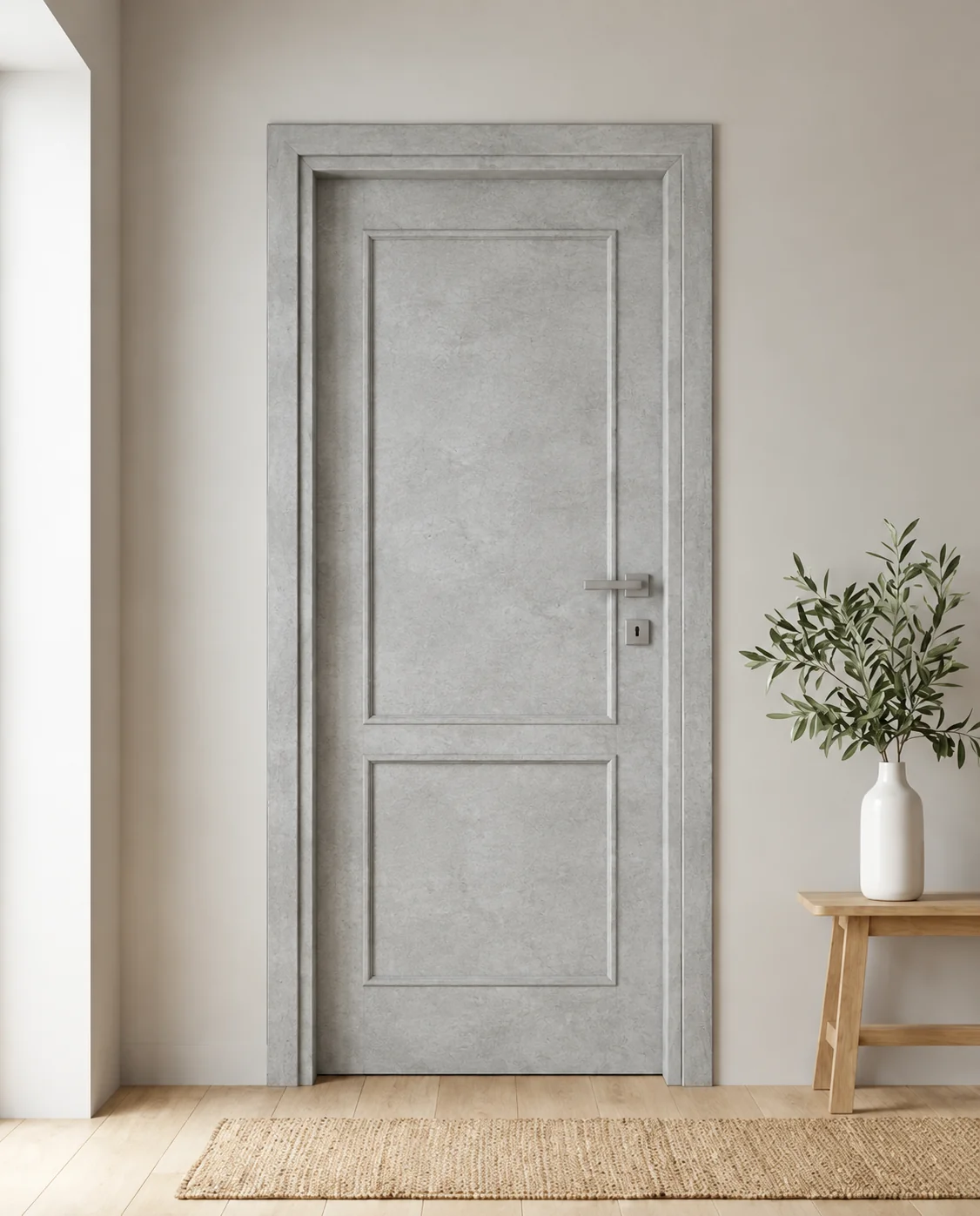 Porta interna laminata TOR-03 in Beton Maloja