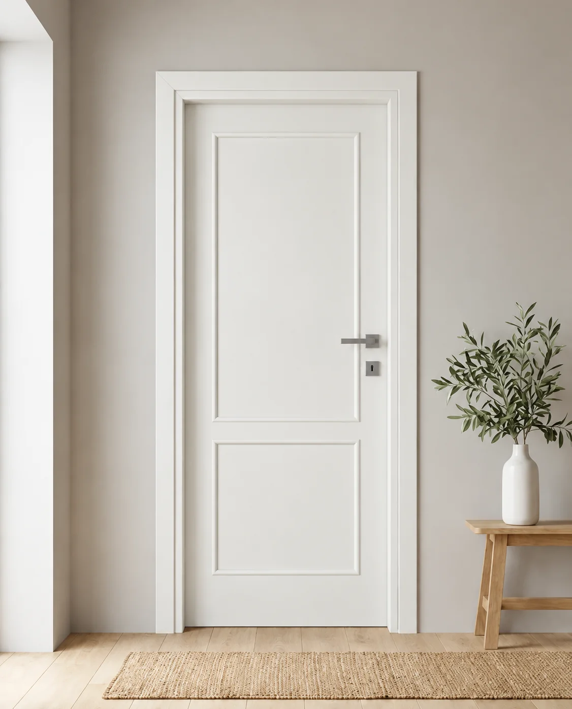 Porta interna laminata TOR-03 in Bianco