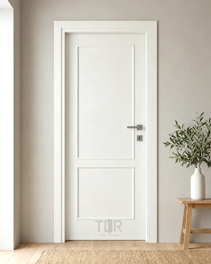Porta interna laminata TOR-03 in Bianco