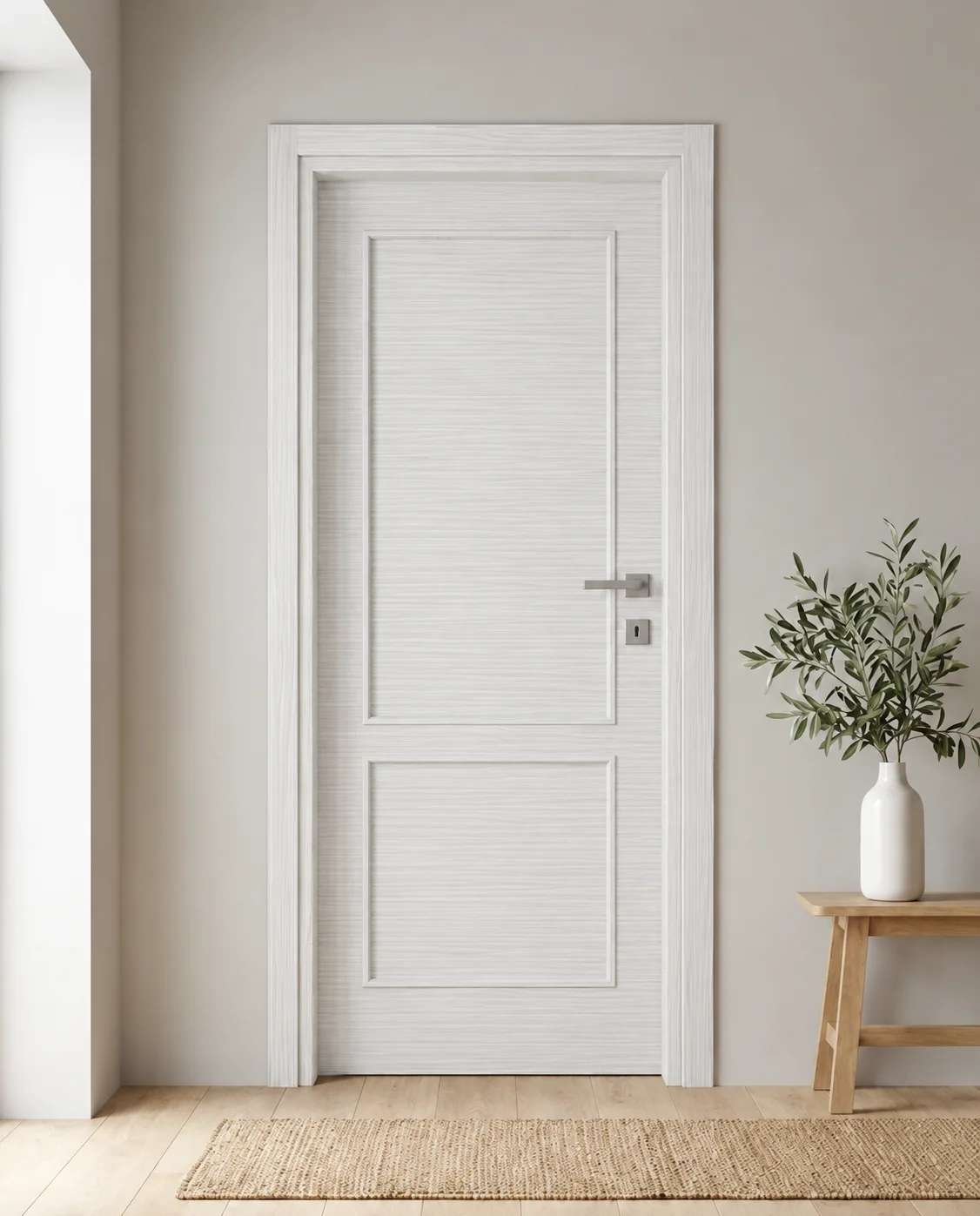 Porta interna laminata TOR-03 in Bianco Matrix