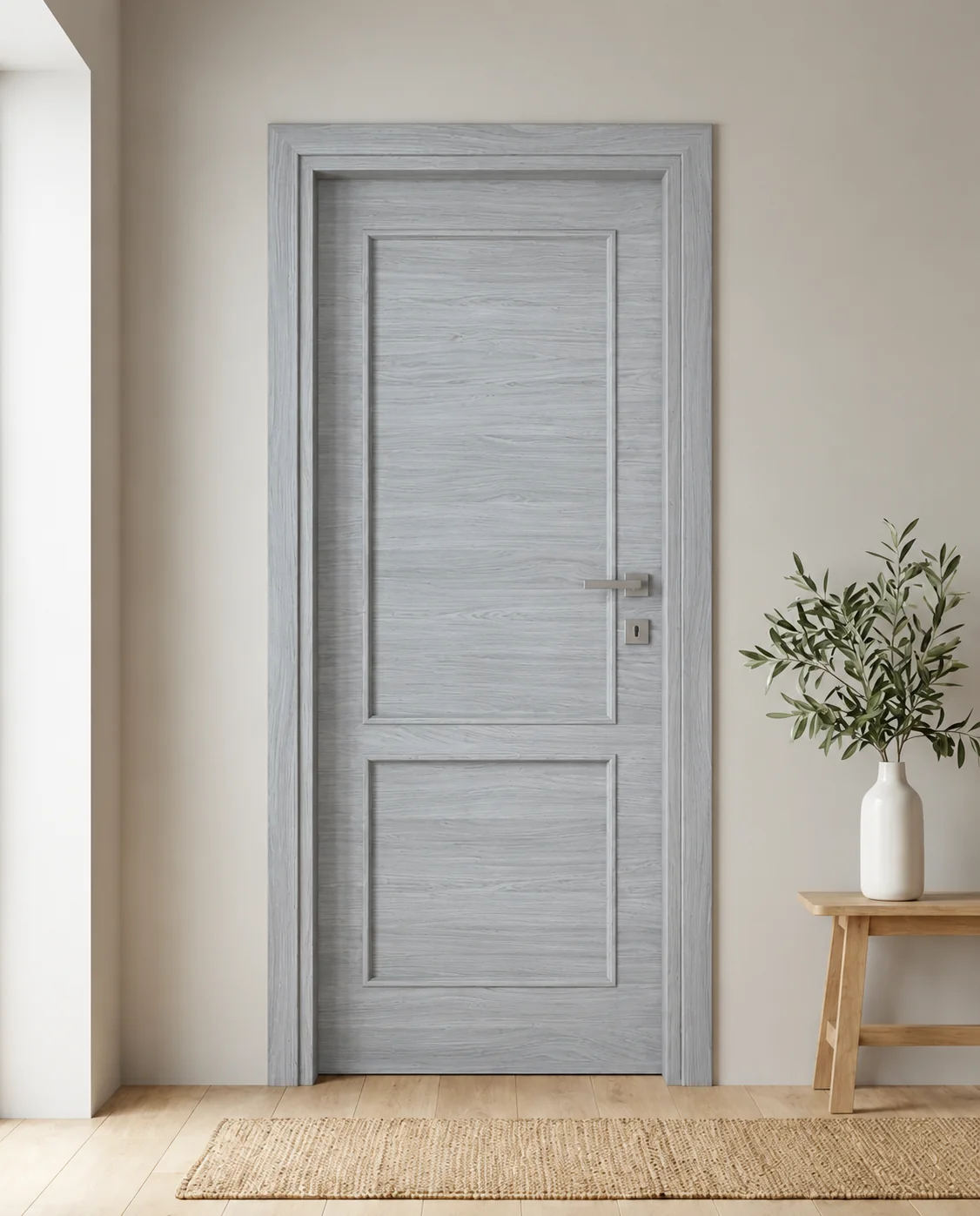 Porta interna laminata TOR-03 in Olmo Cenere