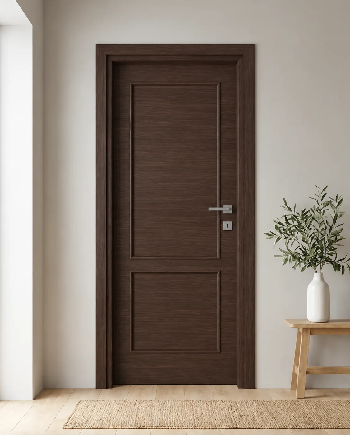 Porta interna laminata TOR-03 in Wengé