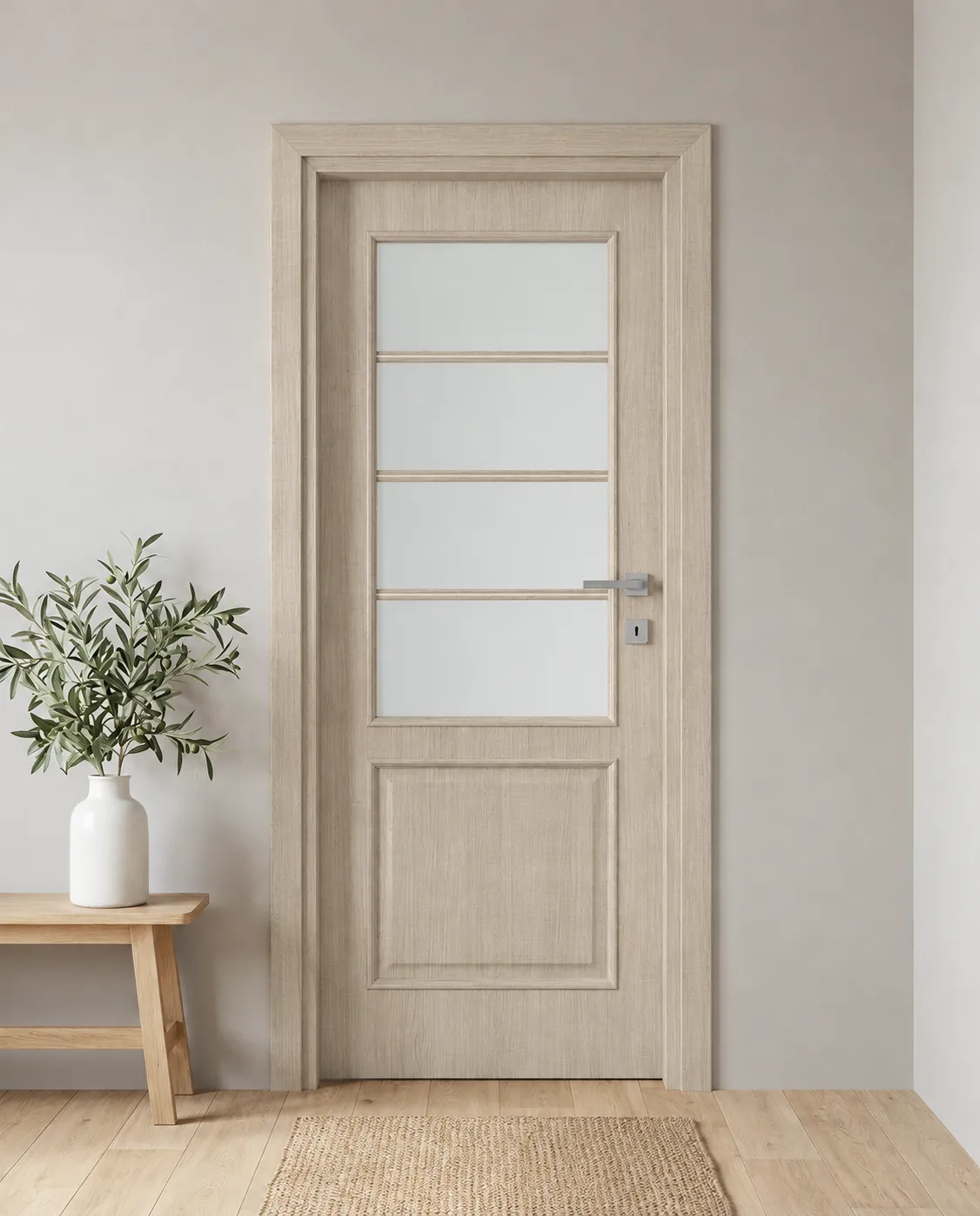 Porta interna laminata TOR-04 in Cream