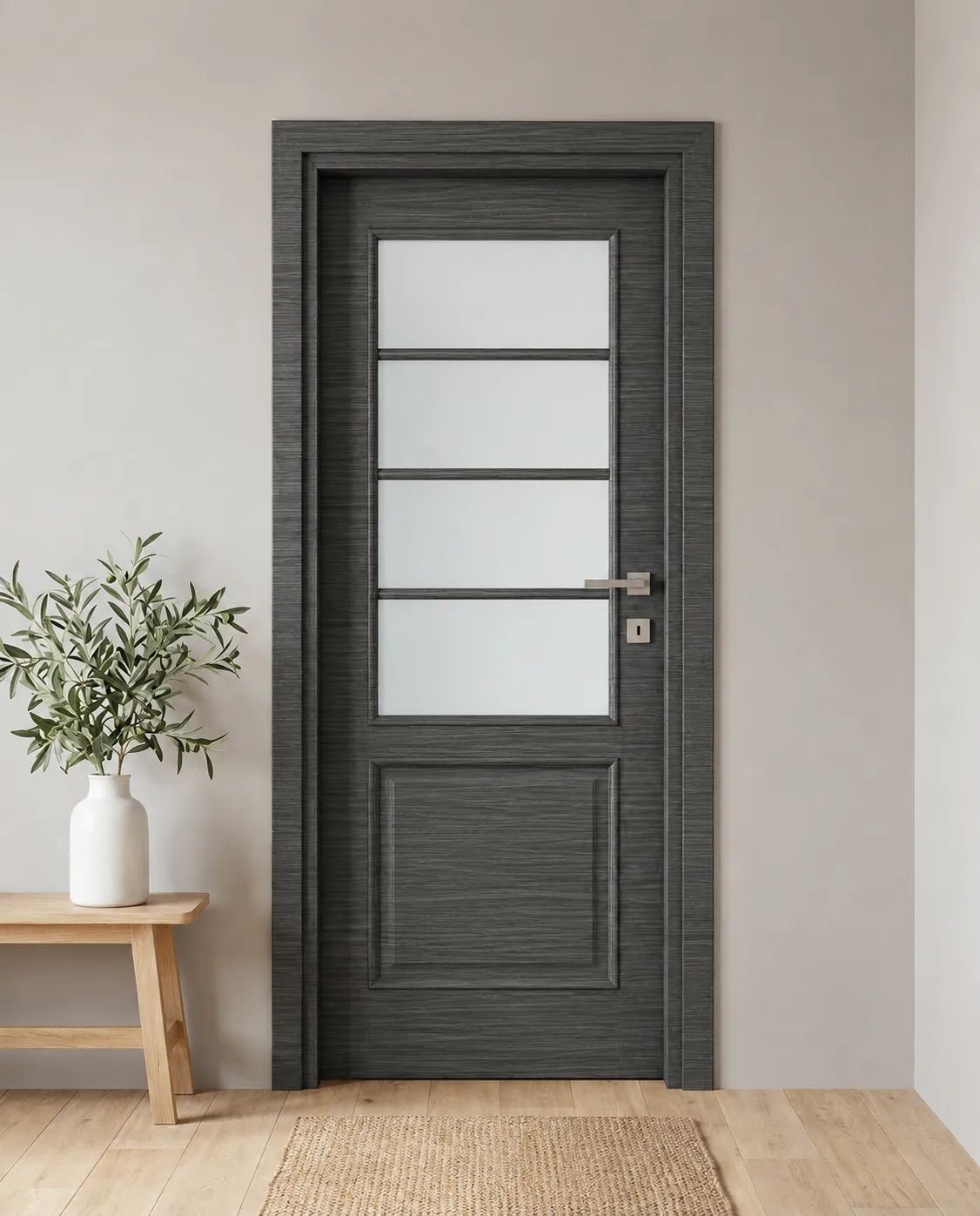 Porta interna laminata TOR-04 in Paliss Blu