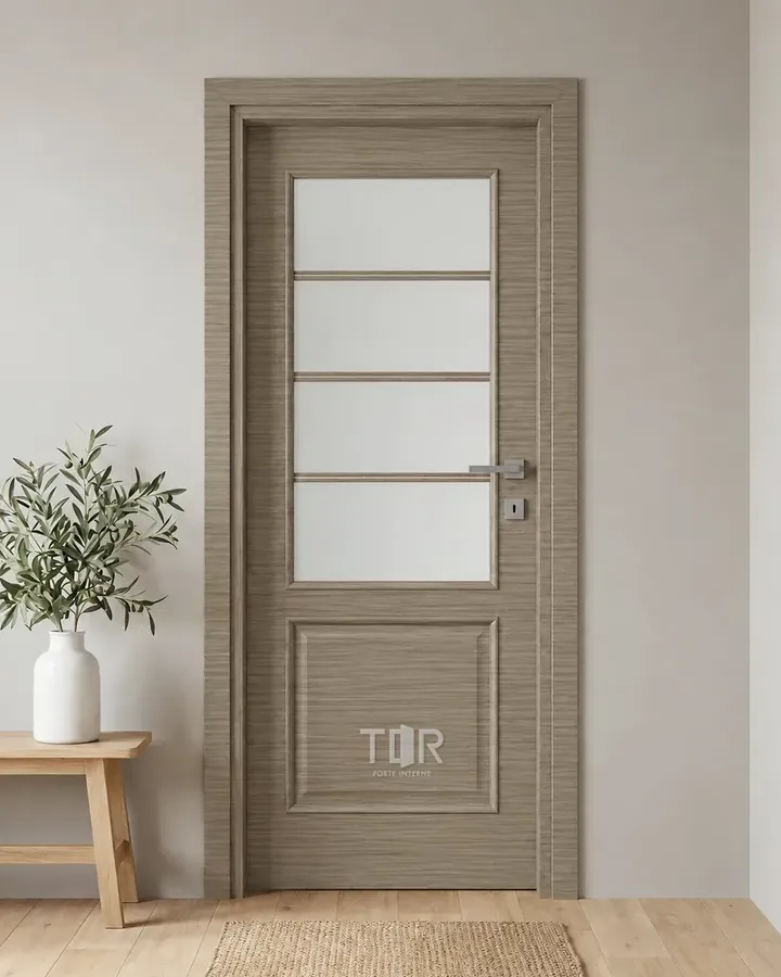 Porta interna laminata TOR-04 in Paliss Grey