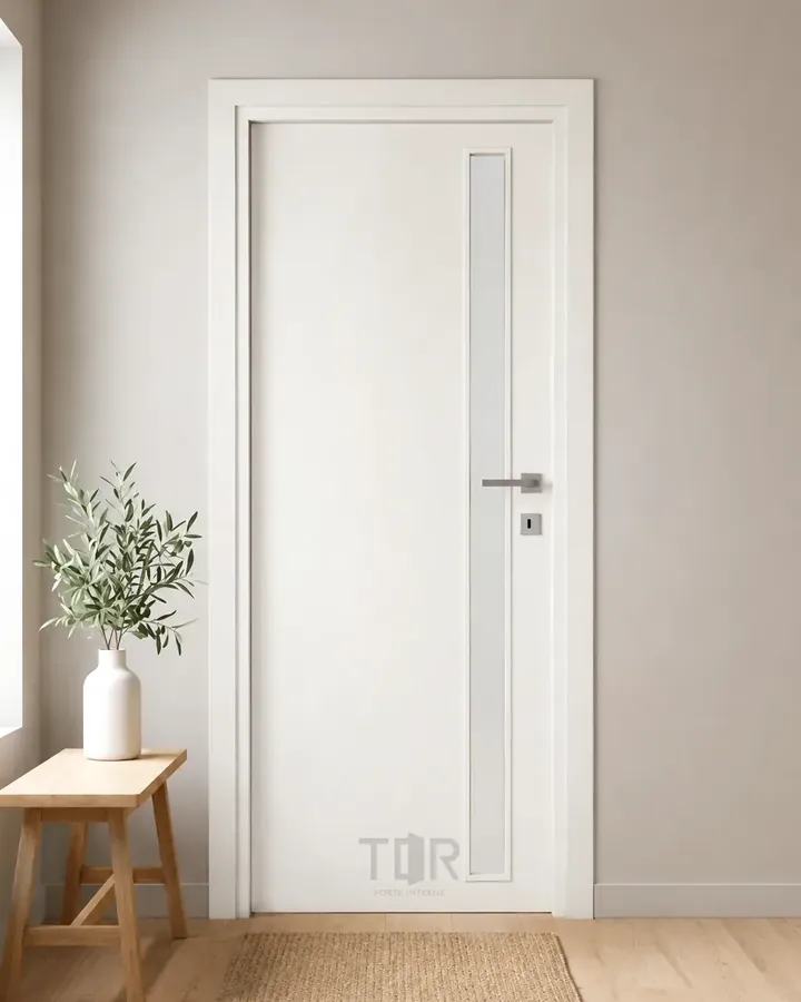 Porta interna laminata TOR-05 in Bianco