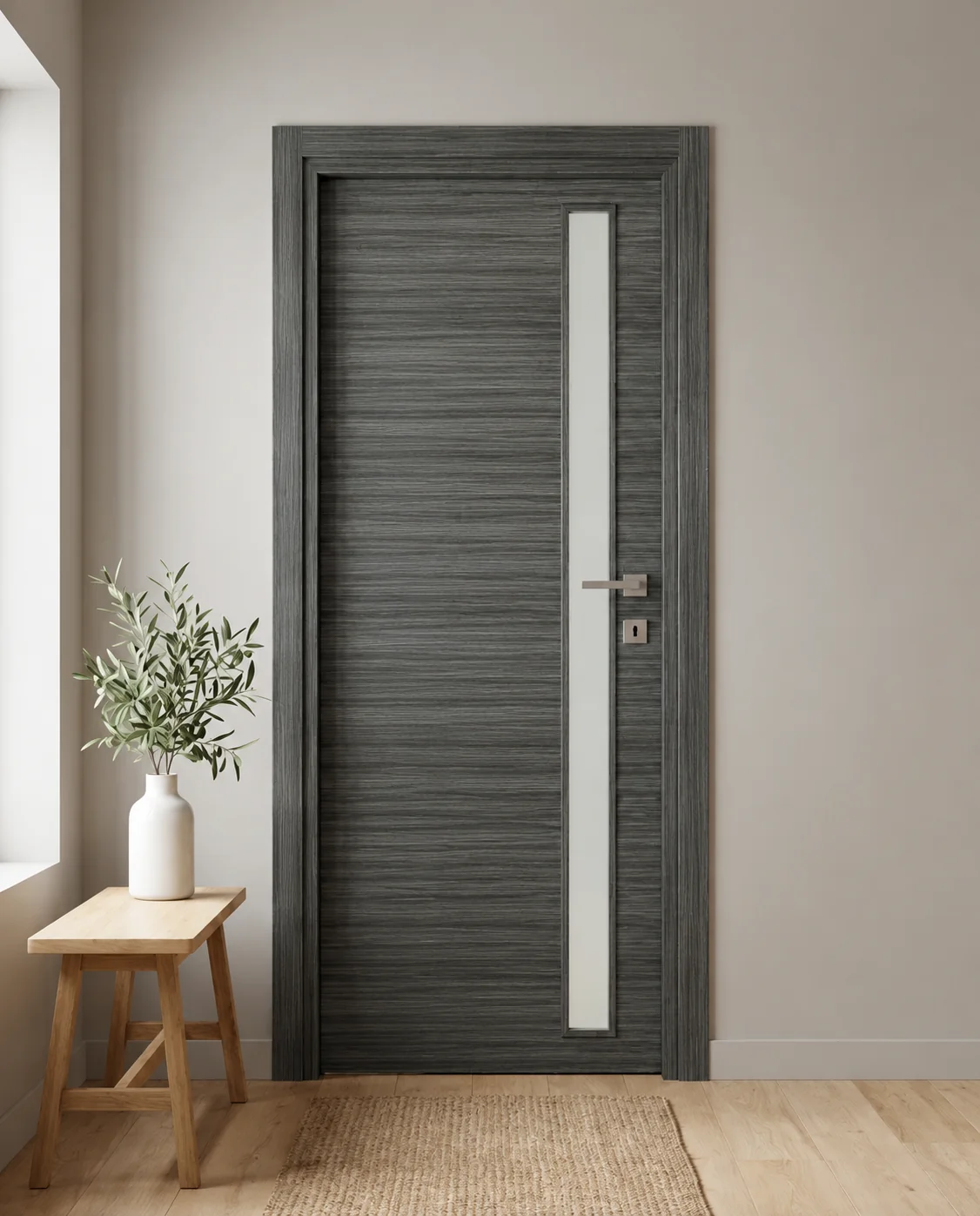 Porta interna laminata TOR-05 in Paliss Blu