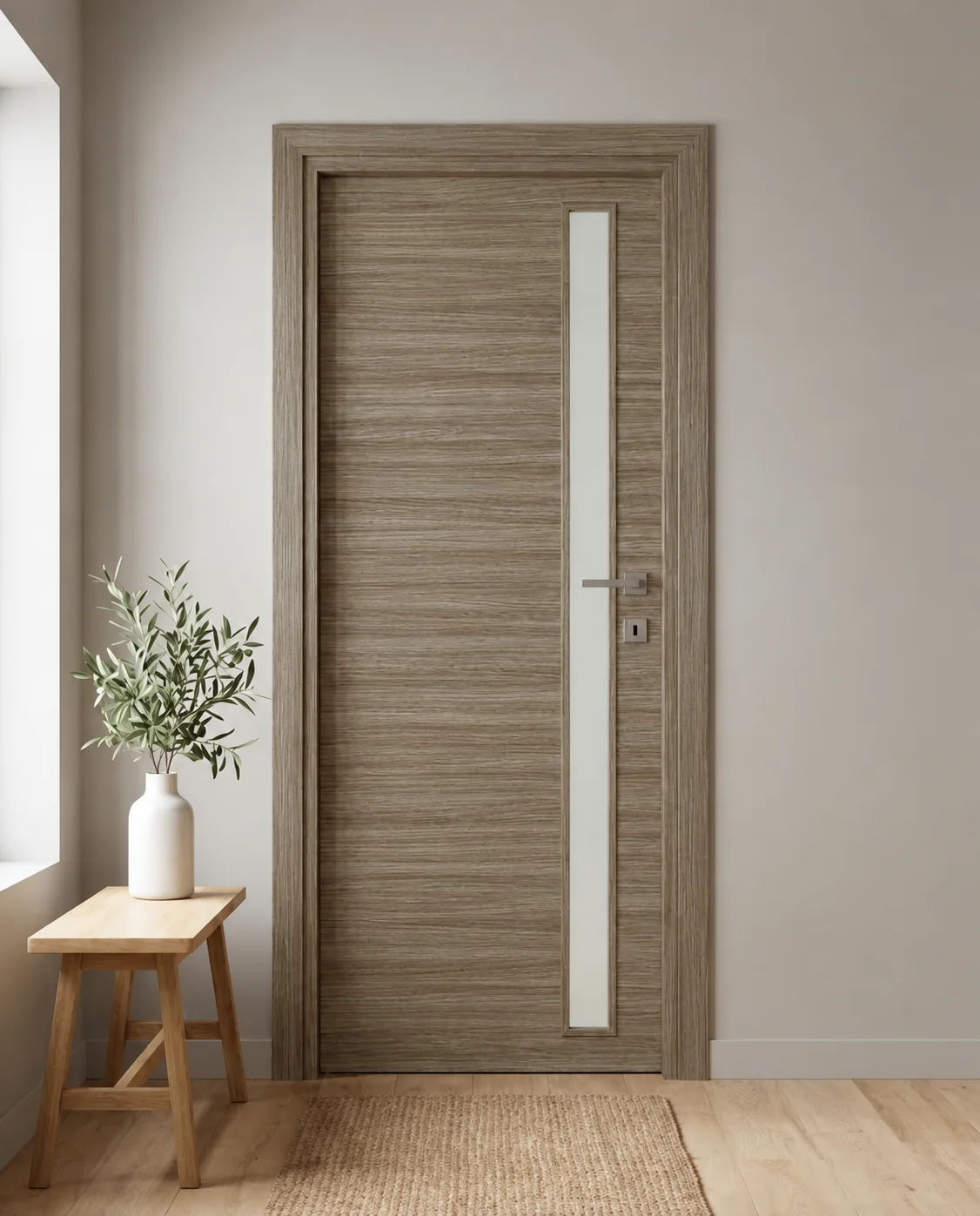 Porta interna laminata TOR-05 in Paliss Grey