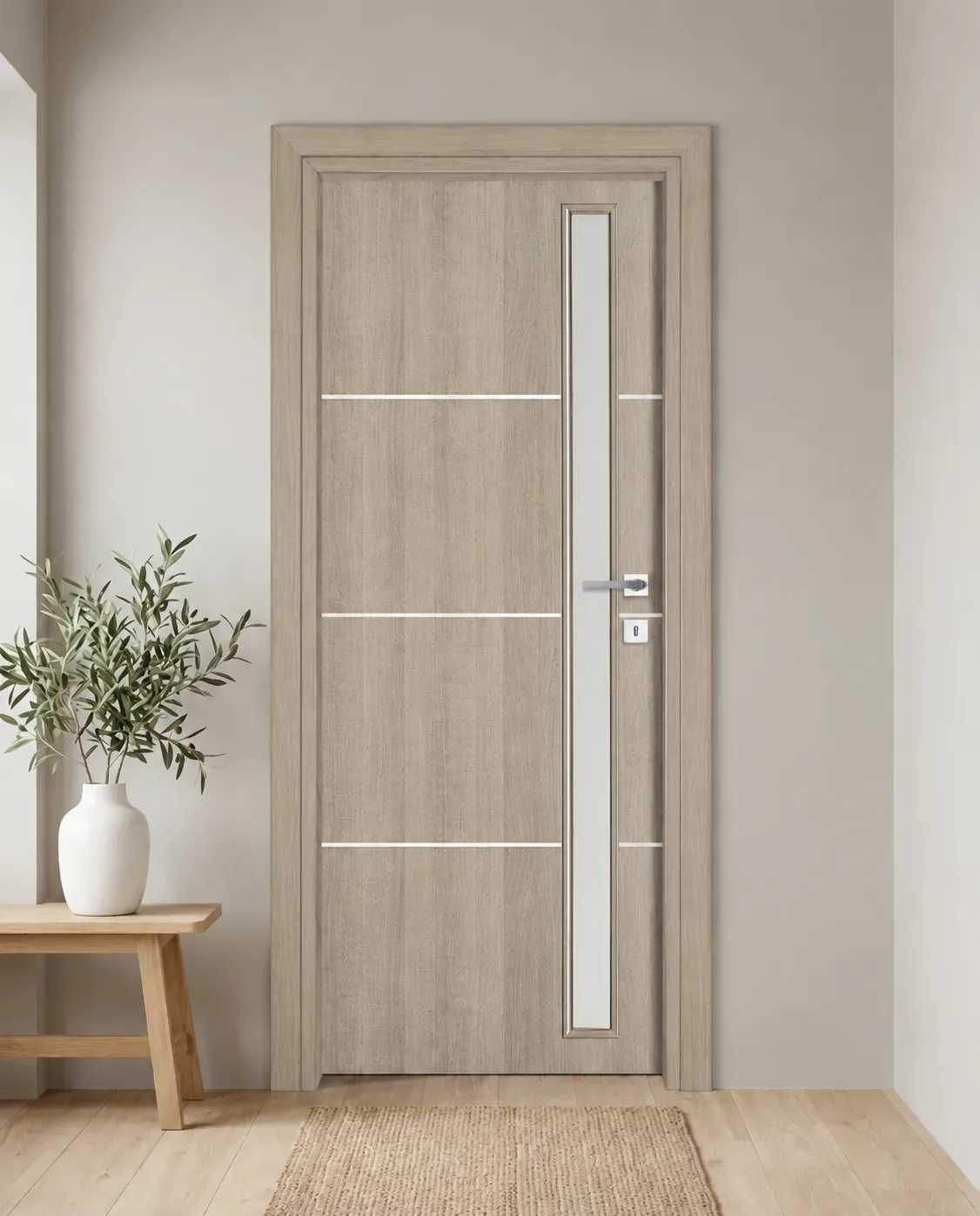 Porta interna laminata TOR-06 in Cream