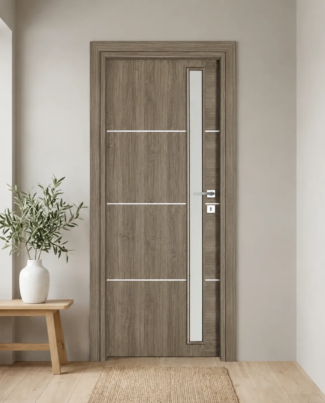 Porta interna laminata TOR-06 in Paliss Grey