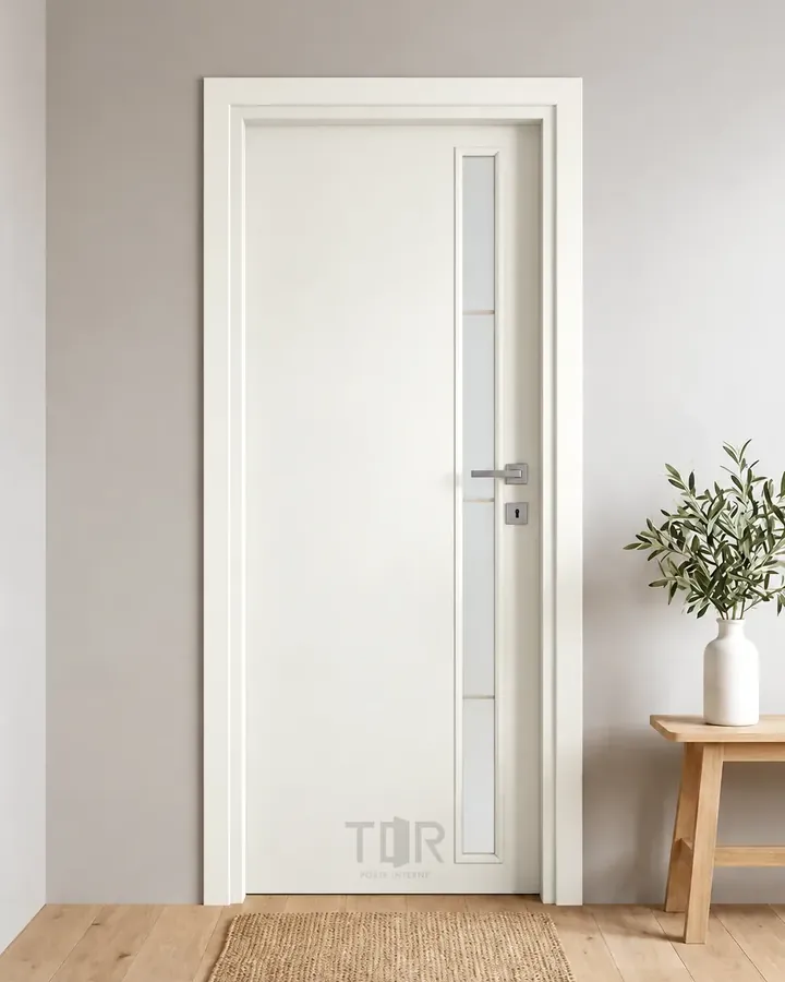 Porta interna laminata TOR-09 in Bianco