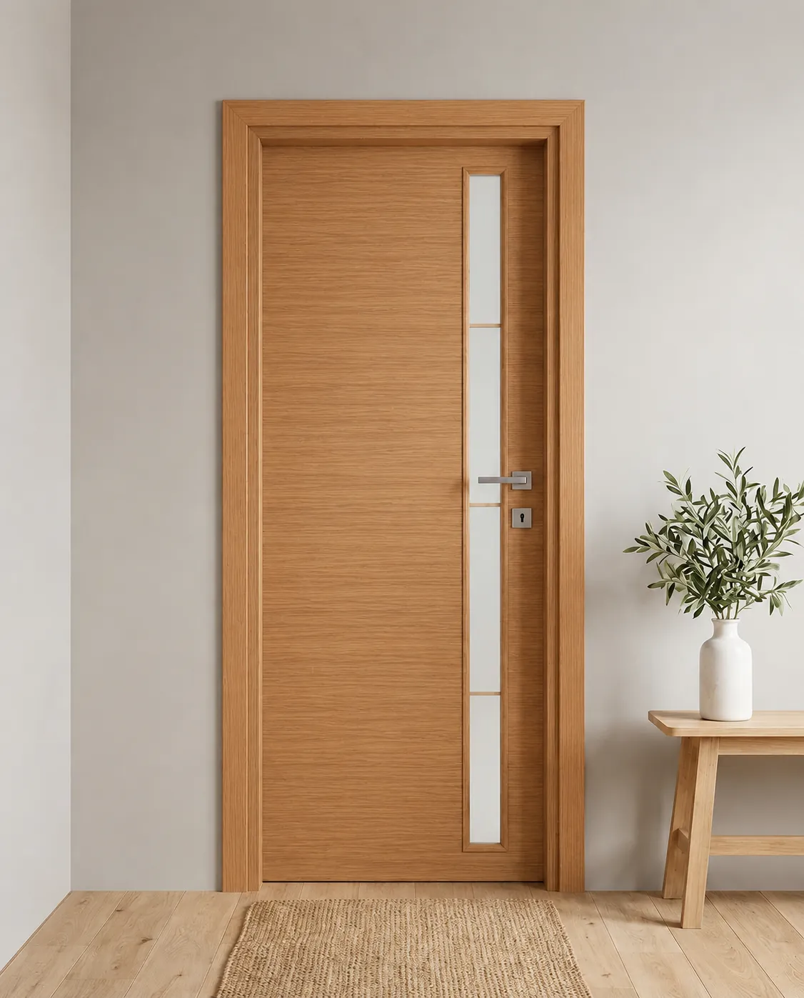 Porta interna laminata TOR-09 in Ciliegio SB