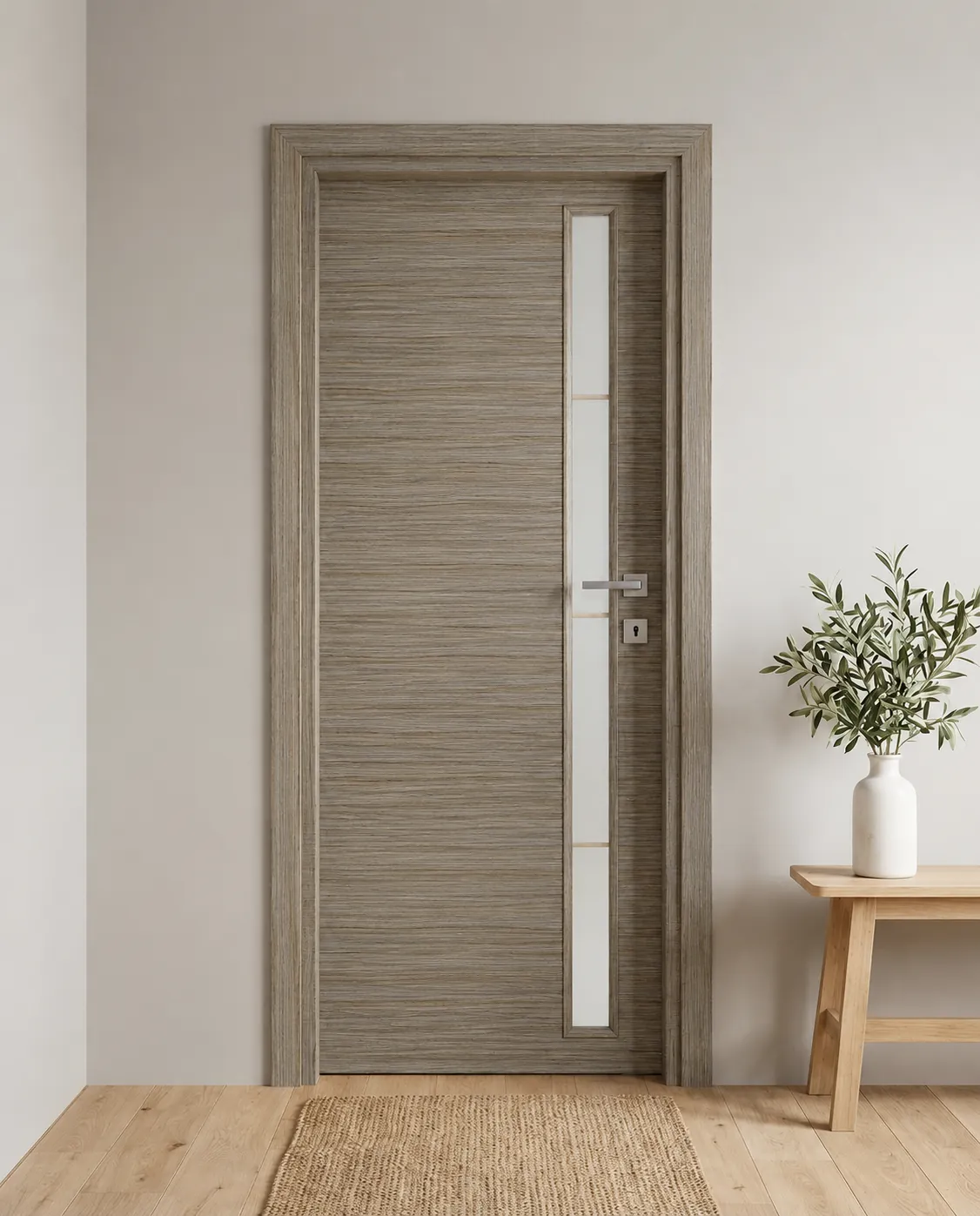 Porta interna laminata TOR-09 in Paliss Grey