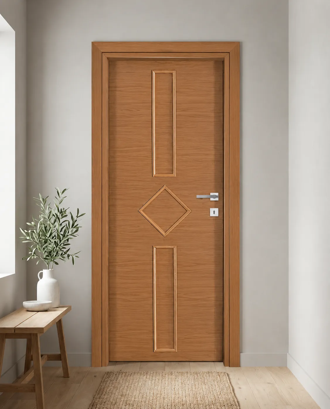 Porta interna laminata TOR-10 in Ciliegio SB