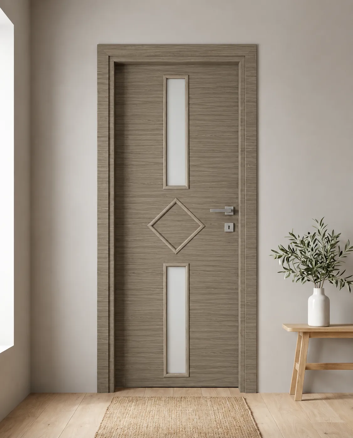 Porta interna laminata TOR-11 in Paliss Grey