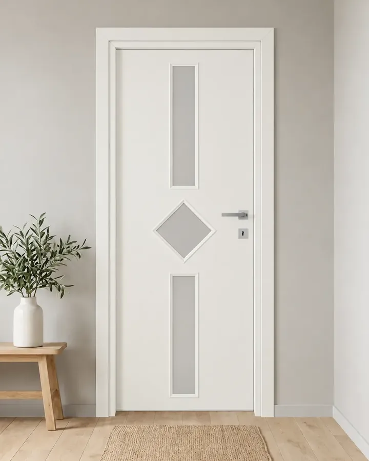 Porta interna laminata TOR-12 in Bianco