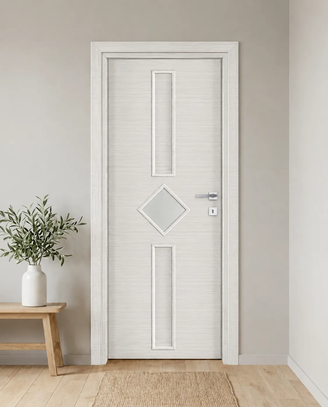 Porta interna laminata TOR-12 in Bianco Matrix