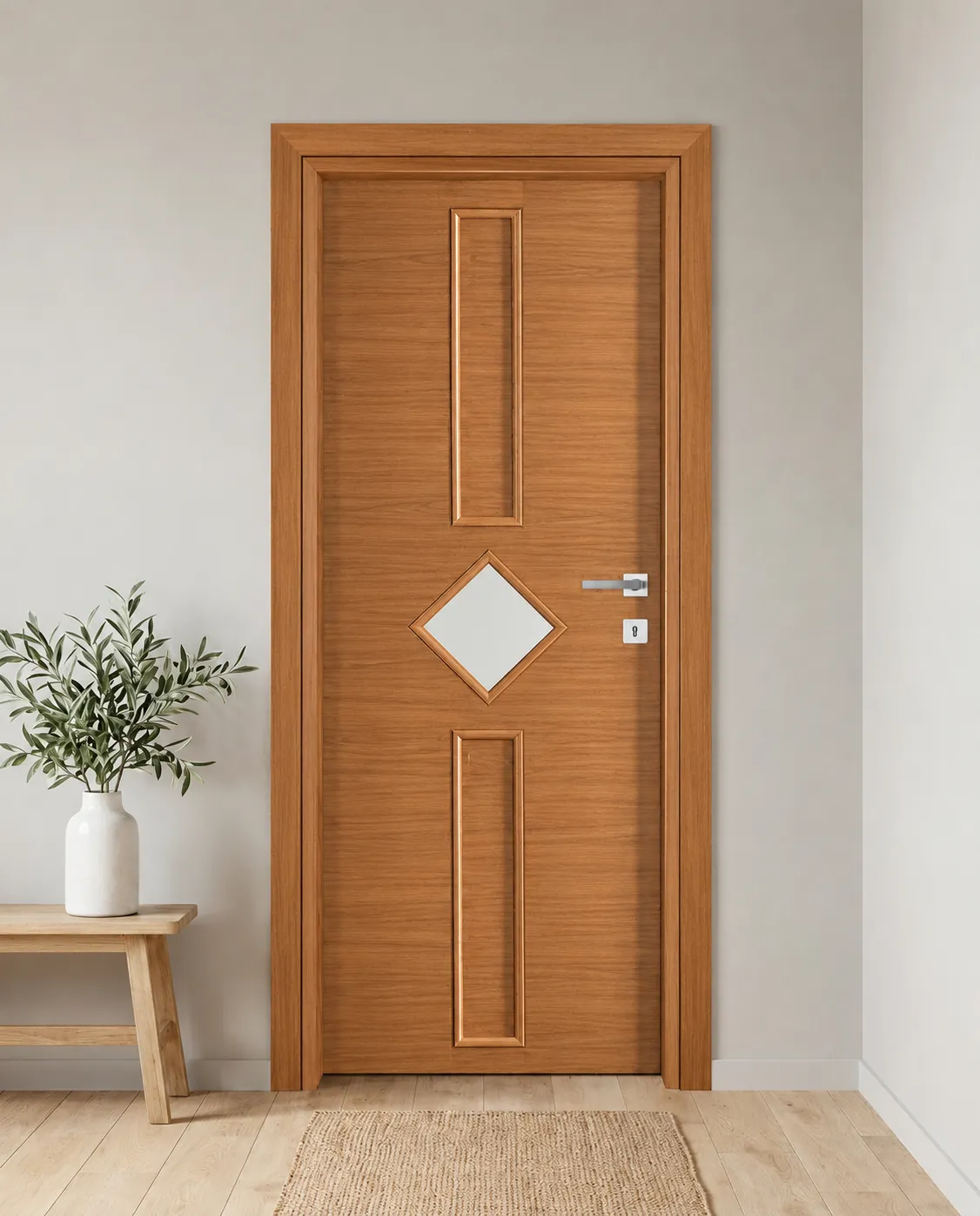 Porta interna laminata TOR-12 in Ciliegio SB