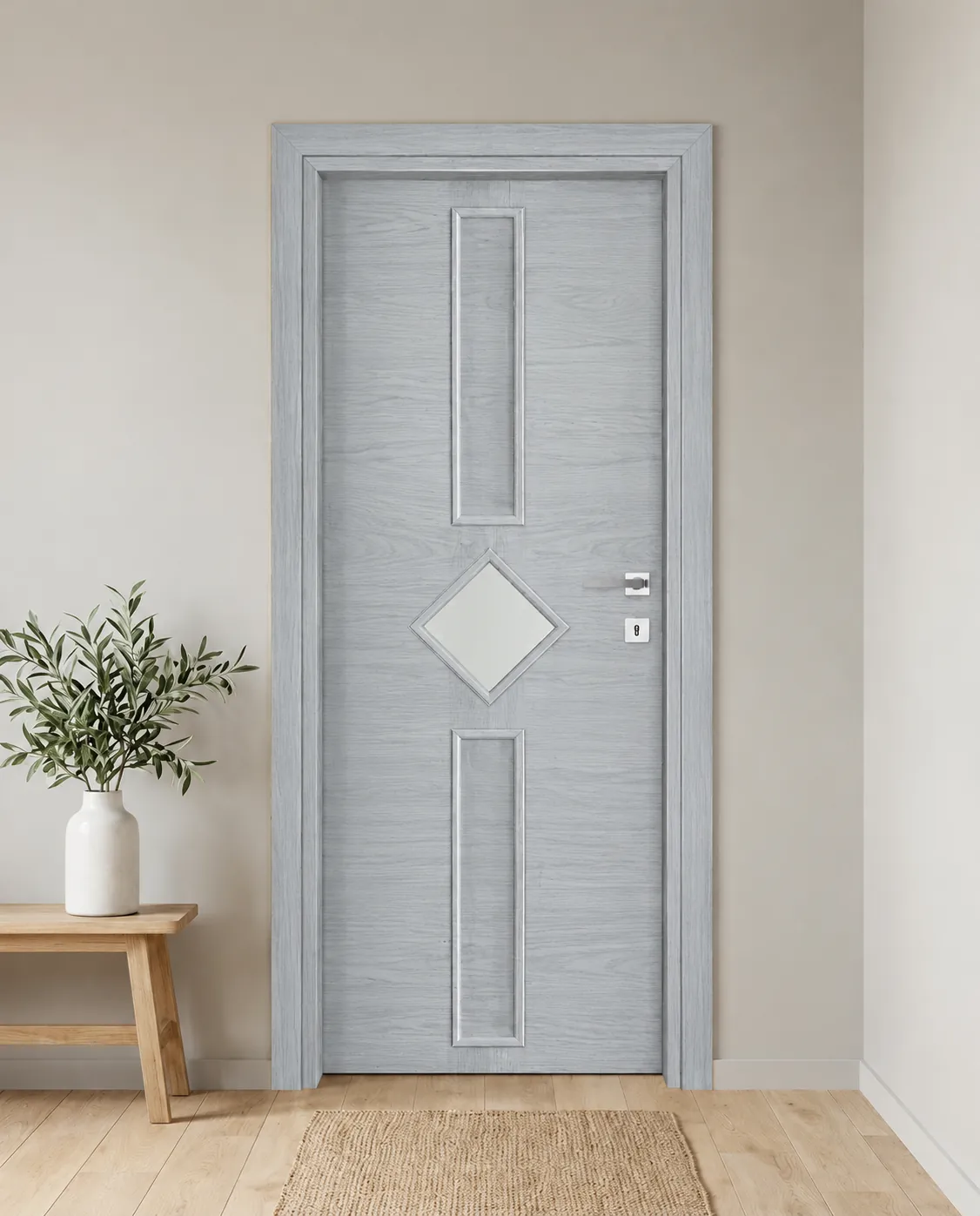 Porta interna laminata TOR-12 in Olmo Cenere
