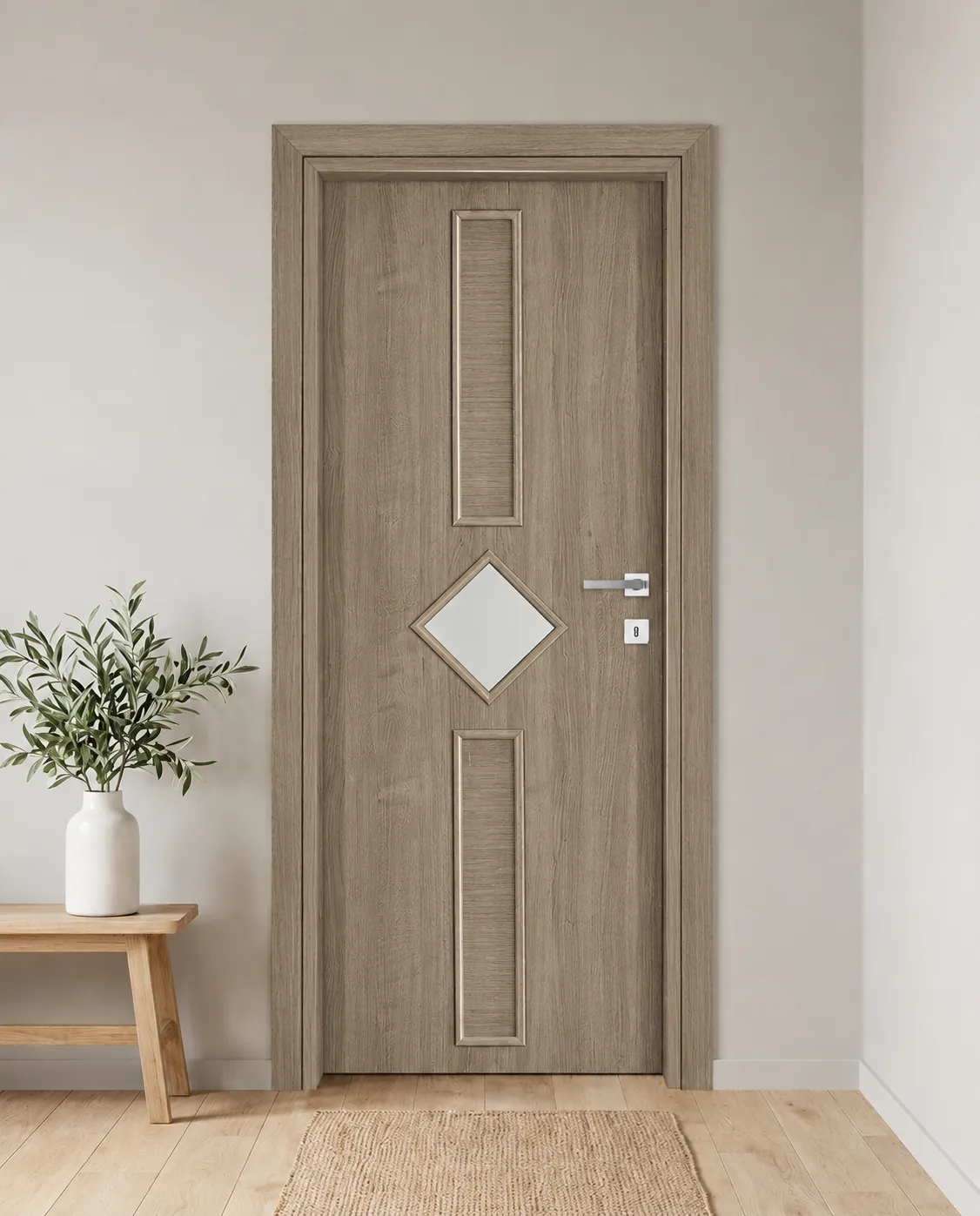Porta interna laminata TOR-12 in Paliss Grey