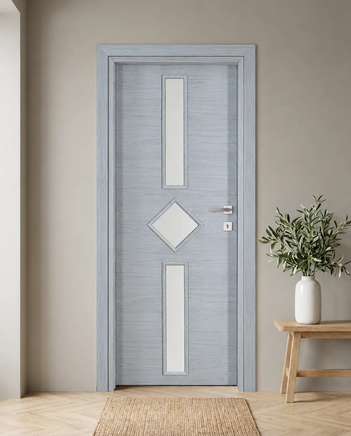 Porta interna laminata TOR-13 in Olmo Cenere