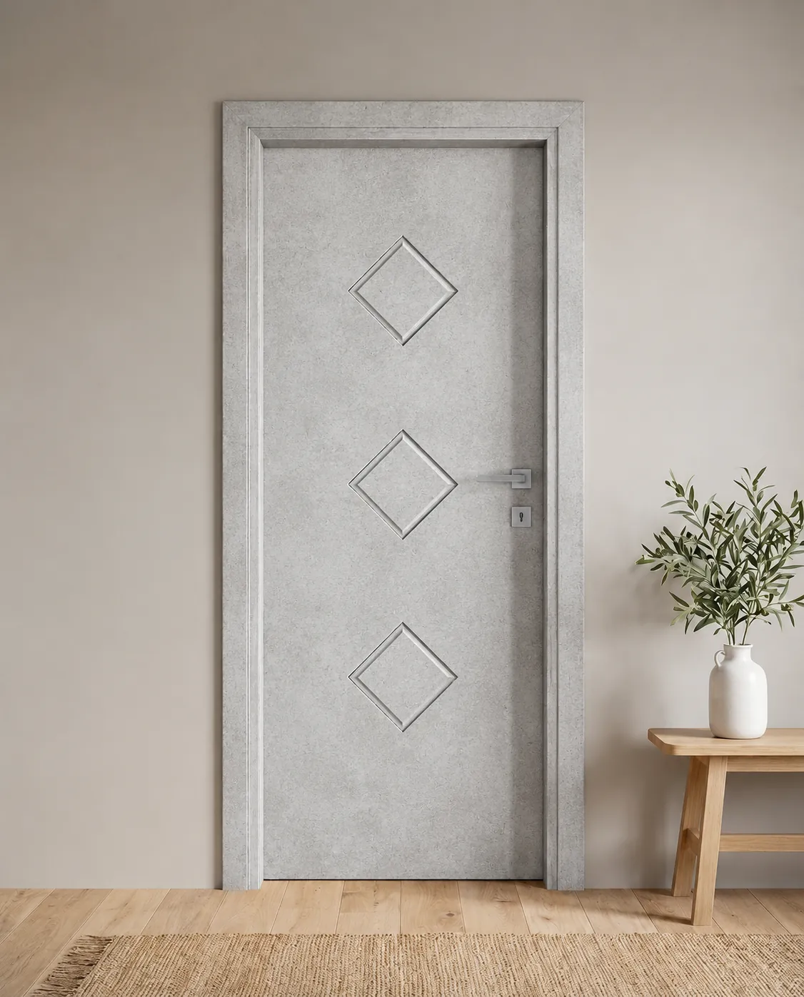 Porta interna laminata TOR-14 in Beton Maloja