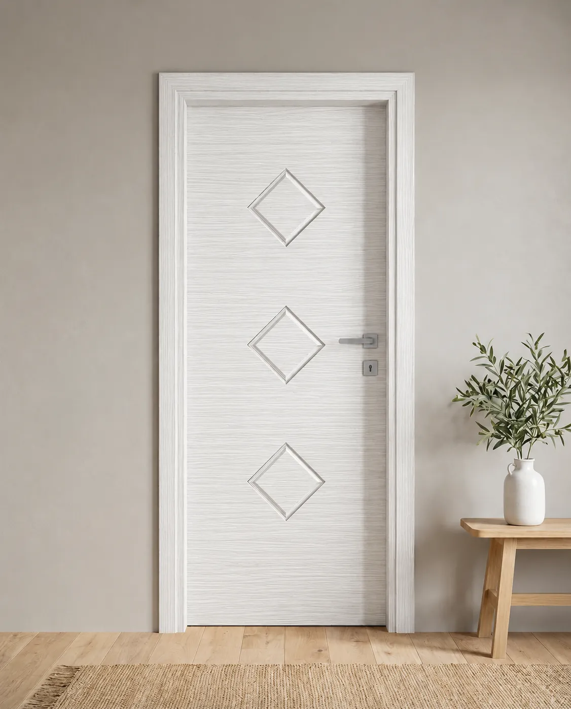Porta interna laminata TOR-14 in Bianco Matrix
