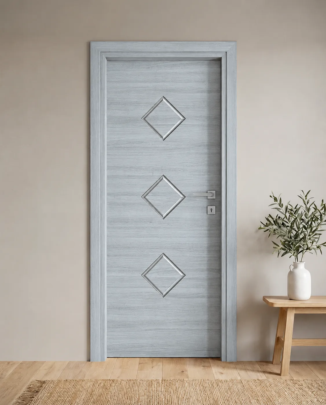Porta interna laminata TOR-14 in Olmo Cenere