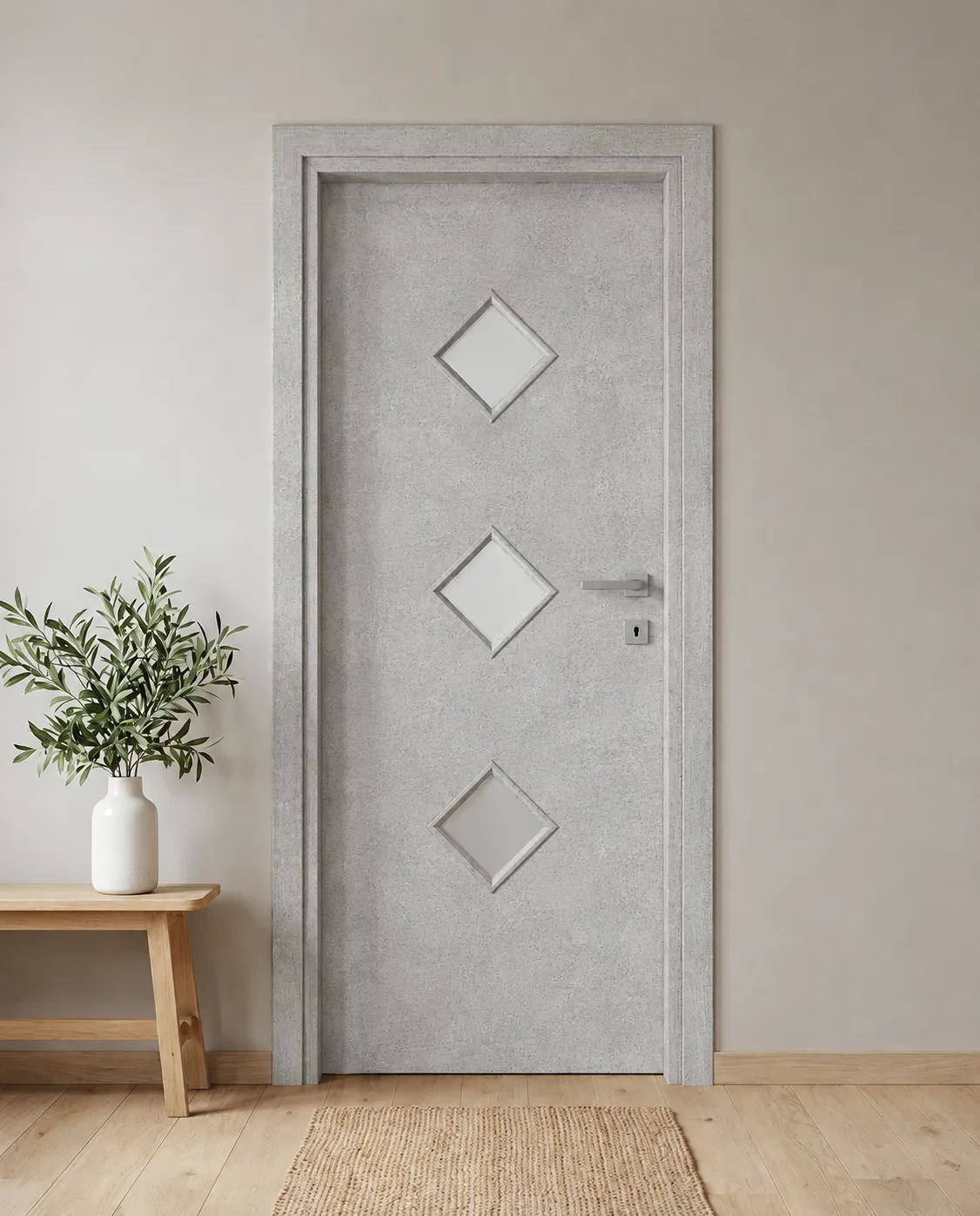 Porta interna laminata TOR-15 in Beton Maloja