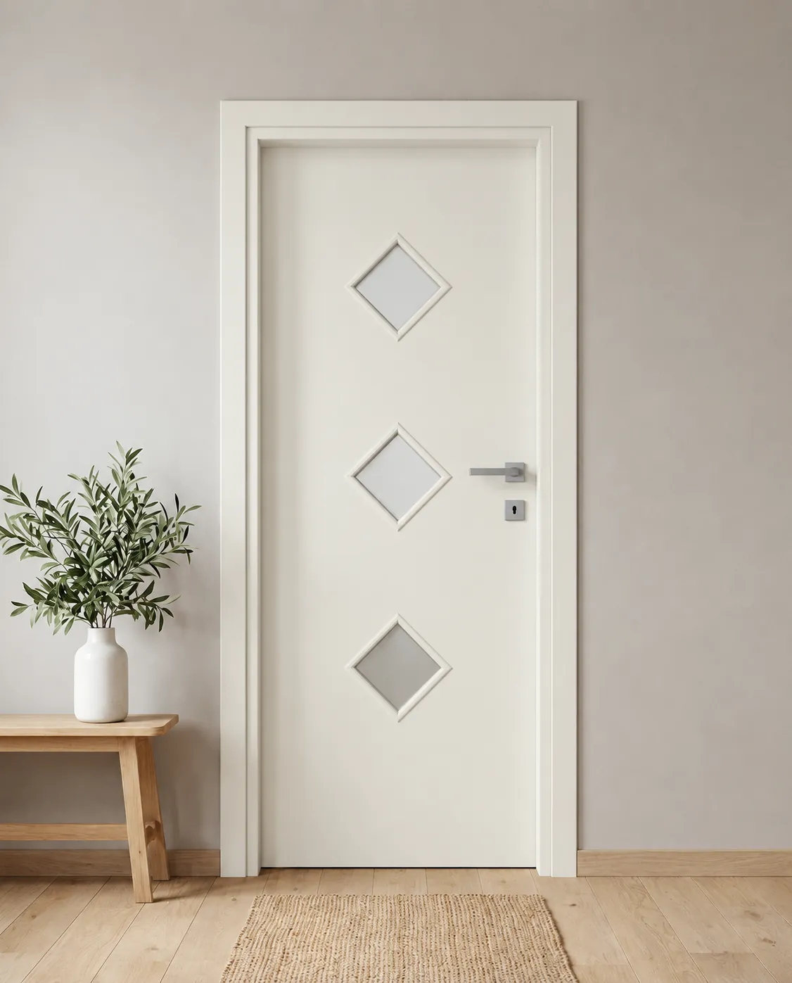 Porta interna laminata TOR-15 in Bianco