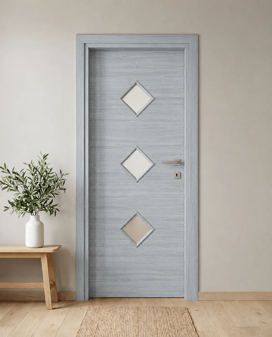 Porta interna laminata TOR-15 in Olmo Cenere