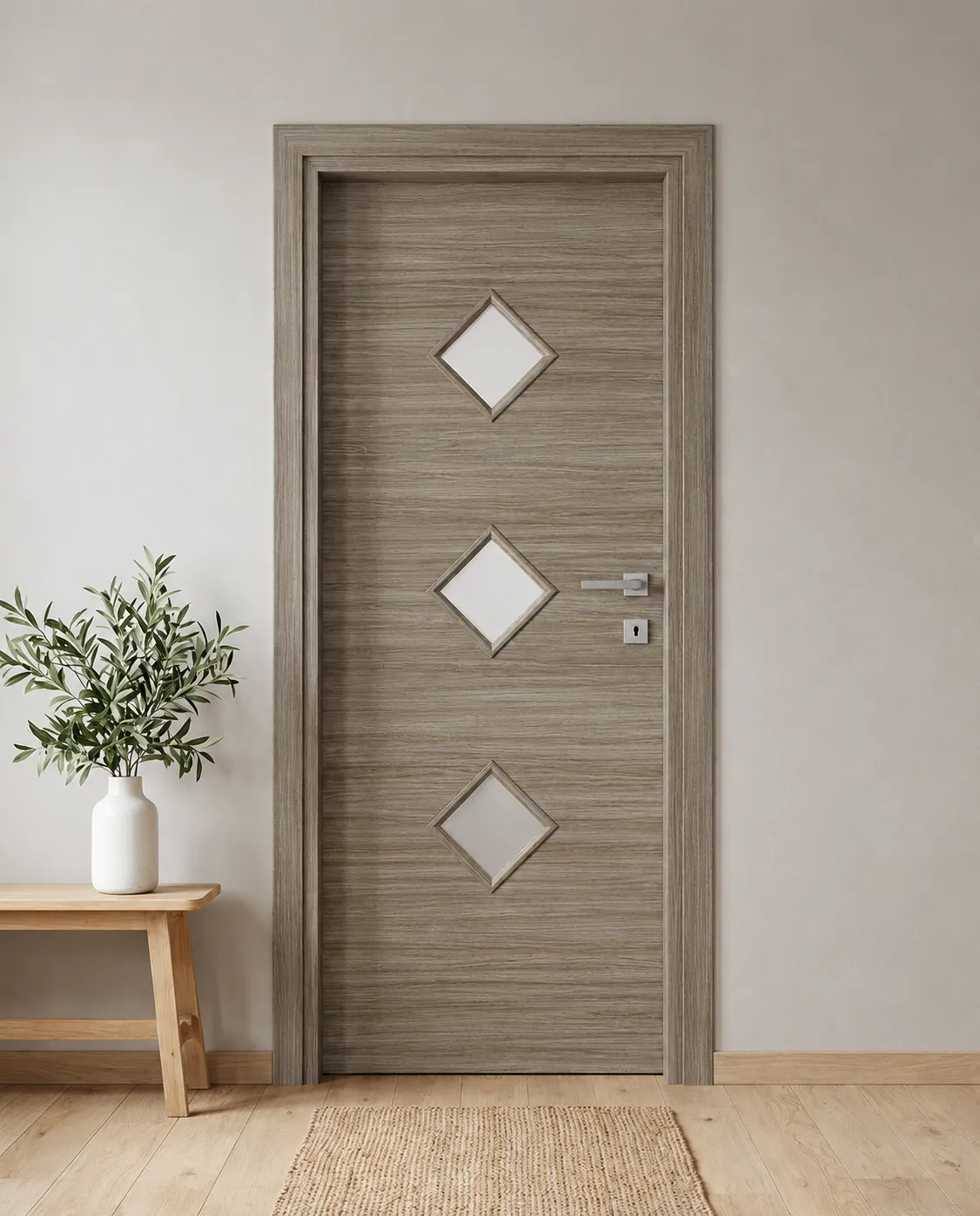 Porta interna laminata TOR-15 in Paliss Grey